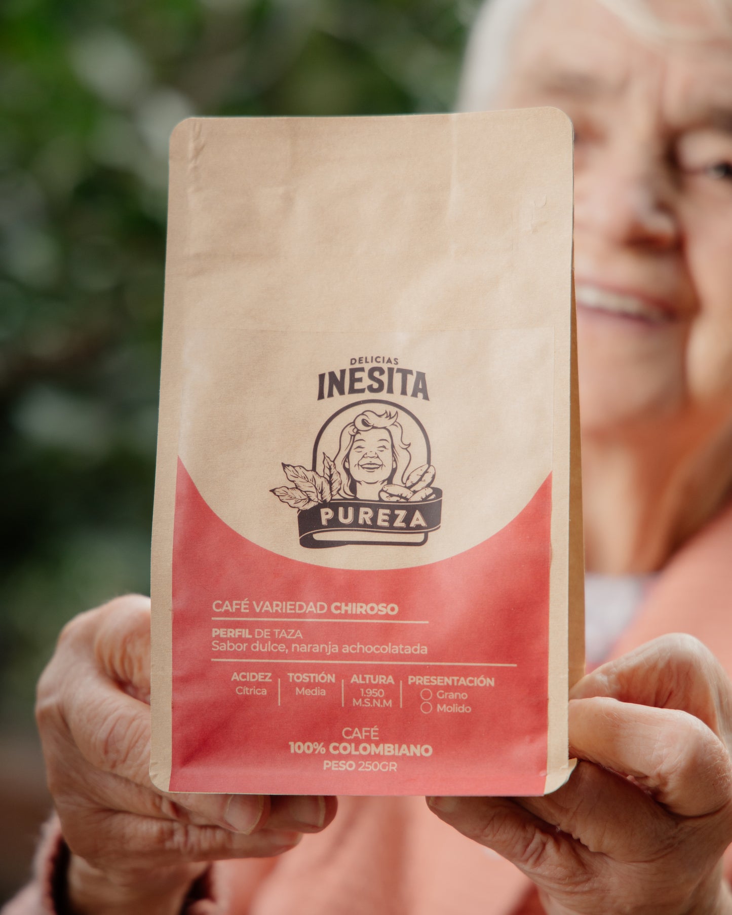 CAFÉ PUREZA (CHIROSO) x 250 gr / DELICIAS INESITA