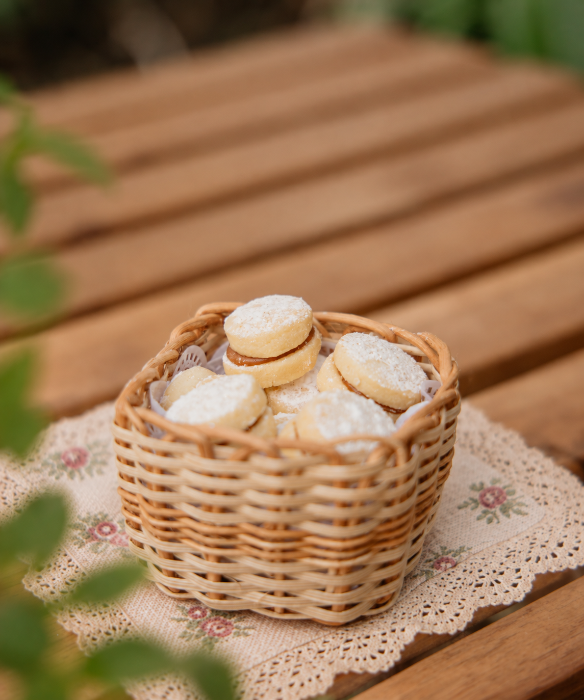Canastita Mini Alfajores
